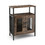 Costway 41592876 Industrial Sideboard Buffet Cabinet with Removable Wine Rack-Rustic Brown