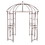 Costway 42198573 8.4 x 7 Feet Wide Birdcage Shape Garden Arbor