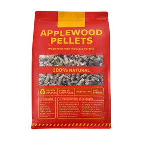 Costway 43502678 20 Pounds Apple Wood Pellets 100% All-Natural for Pellet Grills