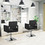 Costway 43891056 Salon Chair for Hair Stylist with Adjustable Swivel Hydraulic-Black