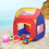 Costway 45327806 Portable Kid Play House Toy Tent with 100 Balls