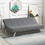 Costway 45762981 3-Seat Convertible Sofa Bed with High-Density Sponge for Living Room