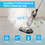 Costway 46298351 1100W Handheld Detachable Steam Mop with LED Headlights