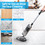 Costway 46298351 1100W Handheld Detachable Steam Mop with LED Headlights