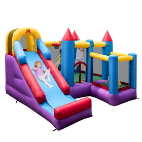Costway 47295083 5-in-1 Inflatable Bounce Castle without Blower