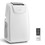 Costway 47529318 11500 BTU Dual Hose Portable Air Conditioner with Remote Control-White