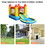 Costway 48130795 Kids Inflatable Bounce House Castle with Balls Pool and Bag