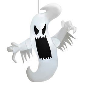 Costway 48291076 Inflatable Halloween Hanging Ghost Decoration with Built-in LED Lights