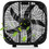 Costway 48537602 20 Inch Box Portable Floor Fan with 3 Speed Settings and Knob Control-Black