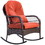 Costway 48637925 Outdoor Wicker Rocking Chair w/ Cushion