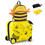 Costway 49138256 2 Pieces 18 Inch Ride-on Kids Luggage Set with Spinner Wheels and Bee Pattern-Yellow
