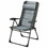 Costway 50746281 Set of 2 Patiojoy Patio Folding Dining Chair with Ottoman Set Recliner Adjustable-Gray