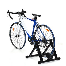 Costway 51497206 Portable Folding Steel Bicycle Indoor Exercise Training Stand