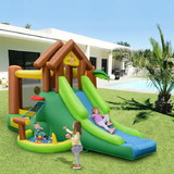 Costway 51823049 Kids Inflatable Jungle Bounce House Castle with Blower