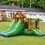Costway 51823049 Kids Inflatable Jungle Bounce House Castle with Blower