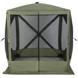 Costway 52487139 6.7 x 6.7 Feet Pop Up Gazebo with Netting and Carry Bag-Green