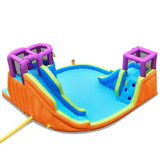 Costway 52976830 6-in-1 Inflatable Dual Water Slide Bounce House Without Blower