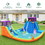 Costway 52976830 6-in-1 Inflatable Dual Water Slide Bounce House Without Blower