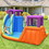 Costway 52976830 6-in-1 Inflatable Dual Water Slide Bounce House Without Blower