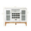 Costway 53086471 Wood Wine Storage Cabinet Sideboard Console Buffet Server-White