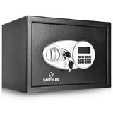 Costway 53427968 2-Layer Safe Deposit Box with Digital Keypad