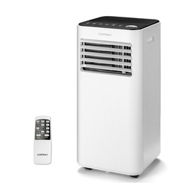 Costway 53748621 10000 BTU Portable Air Conditioner with Fan Dehumidifier Sleep Mode-White