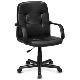 Costway 54123978 Ergonomic Mid-back Executive Office Chair Swivel Computer Chair
