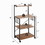 Costway 57410863 4-Tier Kitchen Baker's Rack on Wheels