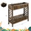 Costway 57482310 2-Tier Wood Raised Garden Bed for Vegetable and Fruit