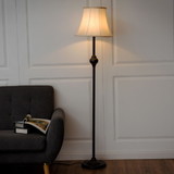 Costway 57940238 Modern Bedroom Décor Floor Lamp Light with LED Bulb