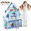 Costway 58214967 Wooden Dollhouse 3-Story Pretend Playset with Furniture and Doll Gift for Age 3+ Year