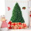 Costway 59732846 6 Feet Unlit Artificial Christmas Tree with 1250 Branch Tips