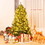 Costway 59732846 6 Feet Unlit Artificial Christmas Tree with 1250 Branch Tips