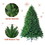 Costway 59732846 6 Feet Unlit Artificial Christmas Tree with 1250 Branch Tips