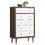 Costway 60317245 Antique-Style Free-Standing Dresser with 5 Drawers