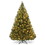 Costway 60924315 6 Feet Pre-Lit PVC Artificial Carolina Pine Tree with LED Lights