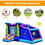 Costway 61248370 Inflatable Alien Style Kids Bouncy Castle with 480W Air Blower