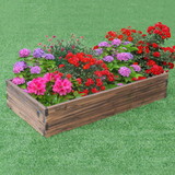 Costway 61257384 Elevated Wooden Garden Planter Box Bed Kit
