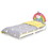 Costway 61450389 Children Twin Size Upholstered  Platform Single Bed