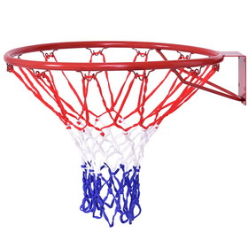 Costway 61543027 18 Inch Replacement Basketball Rim with All-Weather Net