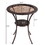Costway 61823074 Round Rattan Wicker Coffee Table with Lower Shelf