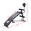 Costway 61857342 Adjustable Incline Curved Workout Fitness Sit Up Bench