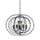 Costway 62057948 16" Folding Rotatable Chandelier 5 Lights Metal Ceiling Lamp