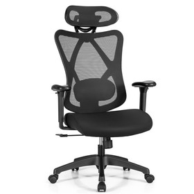 Costway 62945370 High Back Mesh Executive Chair with Adjustable Lumbar Support
