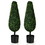 Costway 63028974 2 Pack 3 Feet Artificial Tower UV Resistant Indoor Outdoor Topiary Tree
