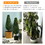 Costway 63028974 2 Pack 3 Feet Artificial Tower UV Resistant Indoor Outdoor Topiary Tree