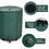 Costway 63098472 53 Gallon Portable Collapsible Rain Barrel Water Collector