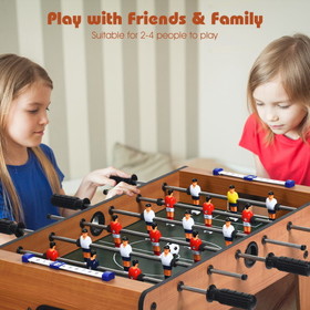 Costway 63850924 27 Inch Foosball Table Mini Tabletop Soccer Game