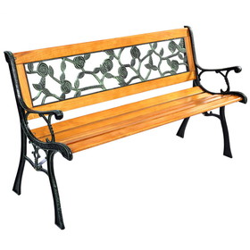 Costway 63927510 49 1/2 Inch Patio Park Garden Porch Chair Bench