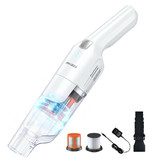 Costway 64793051 Lightweight Handheld Vacuum Cleaner Cordless Battery Powered Vacuum-White